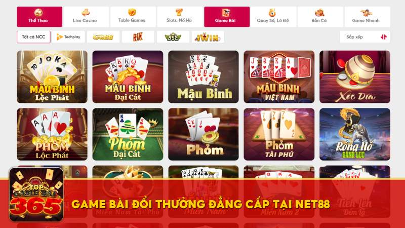 Game bài đổi thưởng Net88