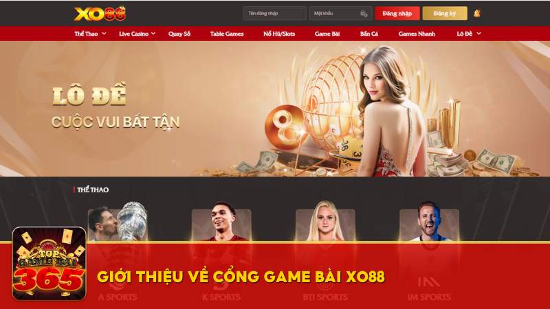 cổng game bài XO88