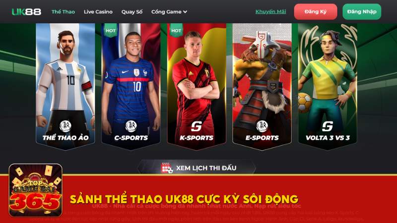 Sảnh thể thao UK88