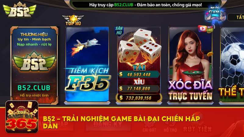 Trang chủ 7 B52 game bài đổi thưởng uy tín