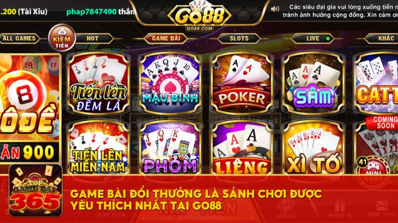 Game bài đổi thưởng Go88