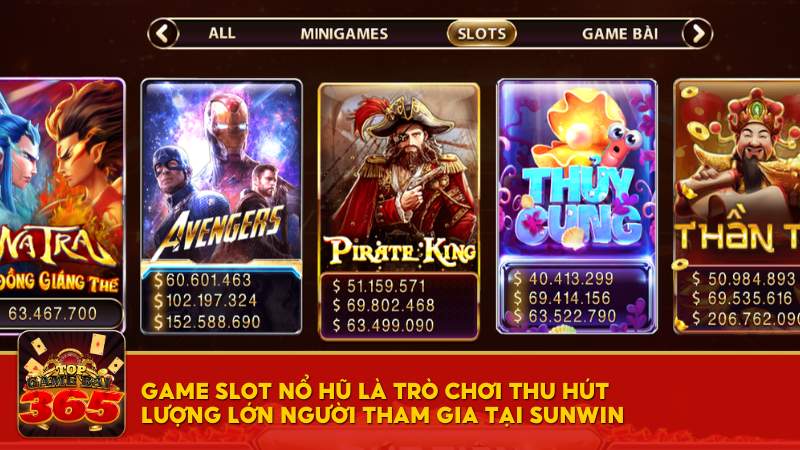 Game slot nổ hũ Sunwin