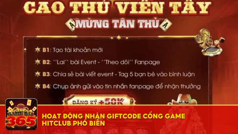 nhận giftcode game bài